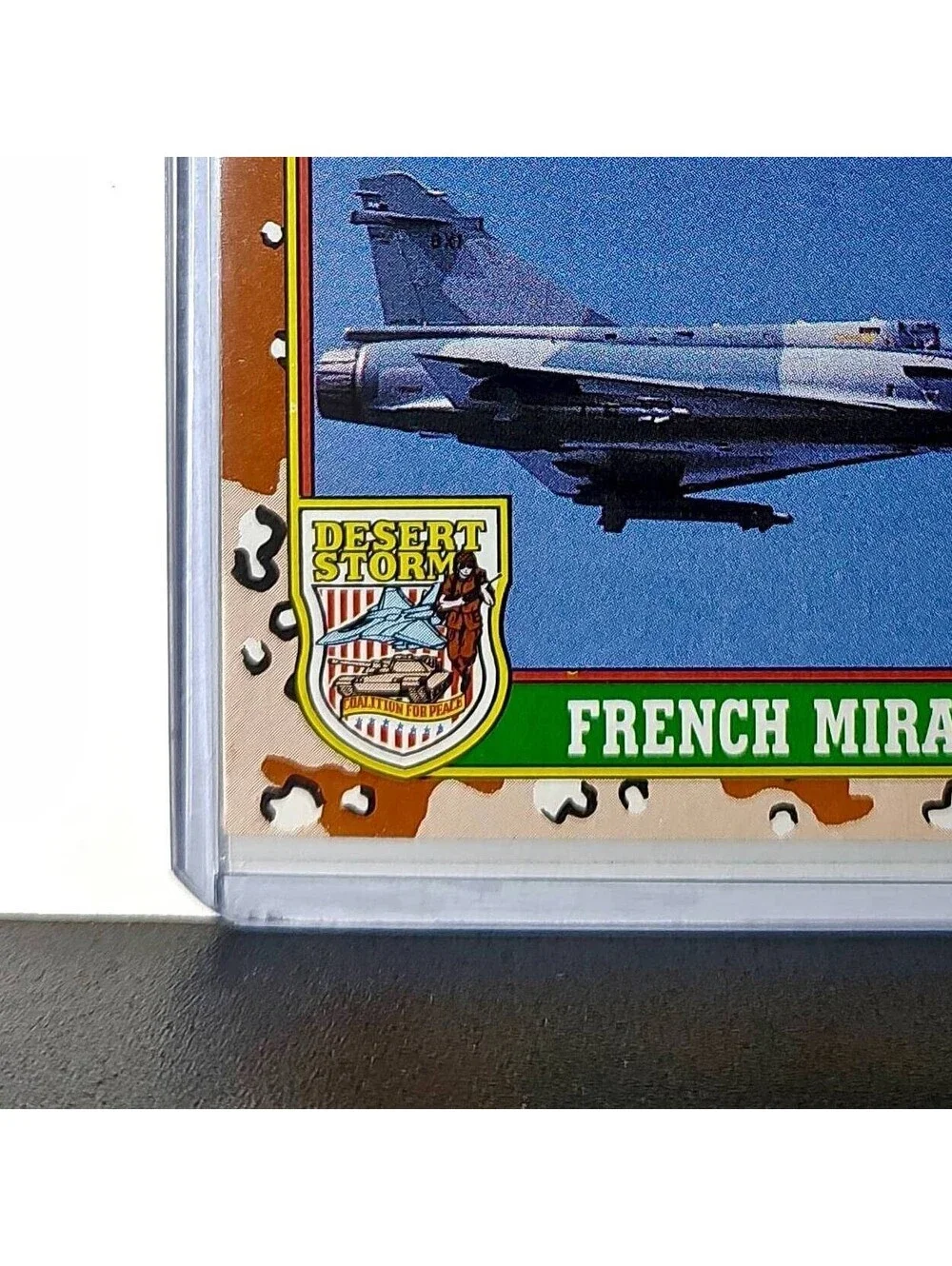 French Mirage Fighter 1991 Topps Desert Storm #18 Card - Picture 5 of 10